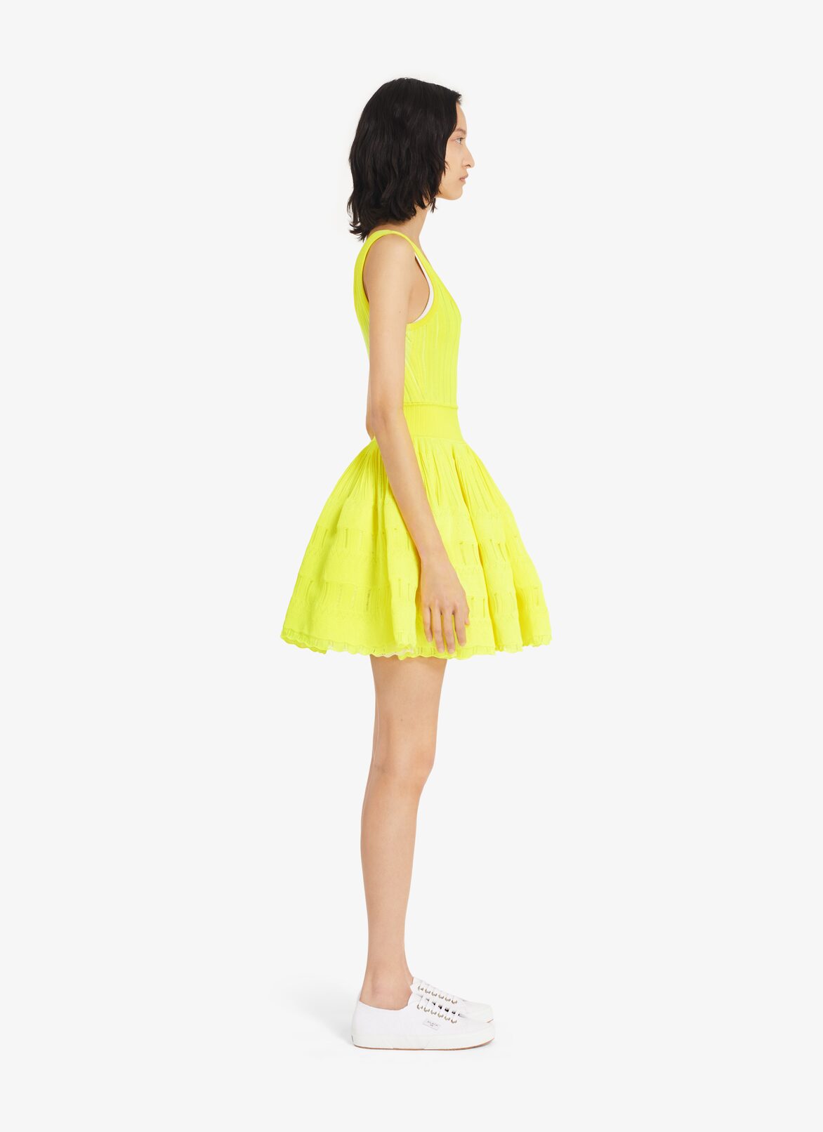 Abito Crinoline lucido ALAÏA ABITO CRINOLINE LUCIDO GIALLO FLUO